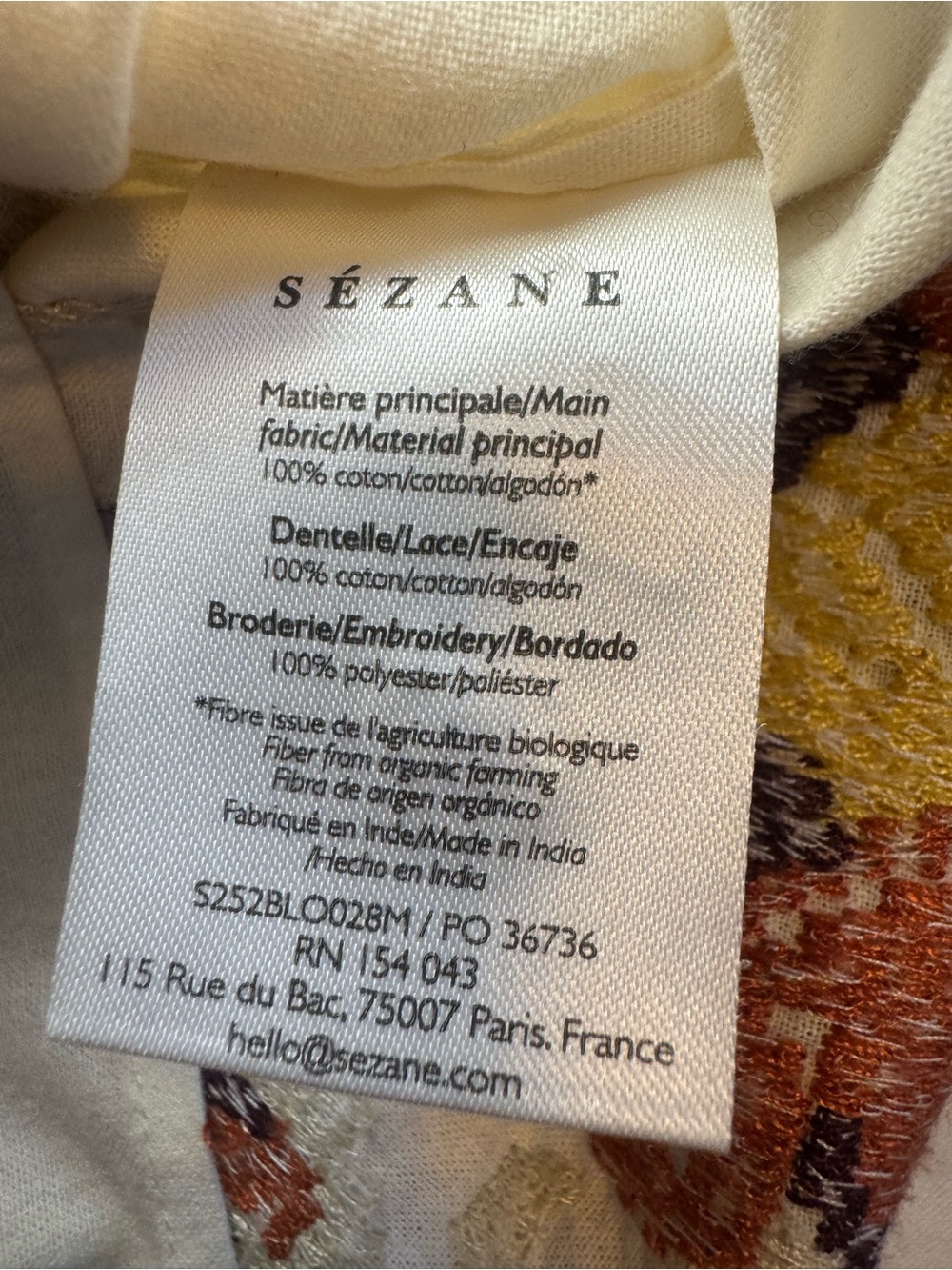 Sézane Bertille Blouse - Picture 9 of 10